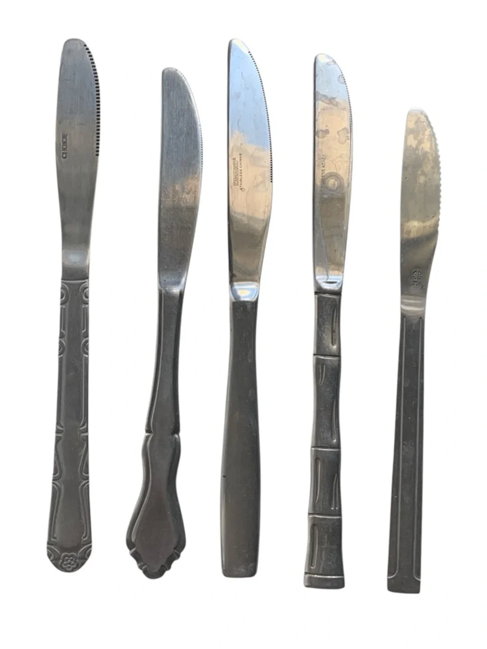 Set of 5 Stainless Butter Dinner Knives Kitchen Flatware Dinnerware